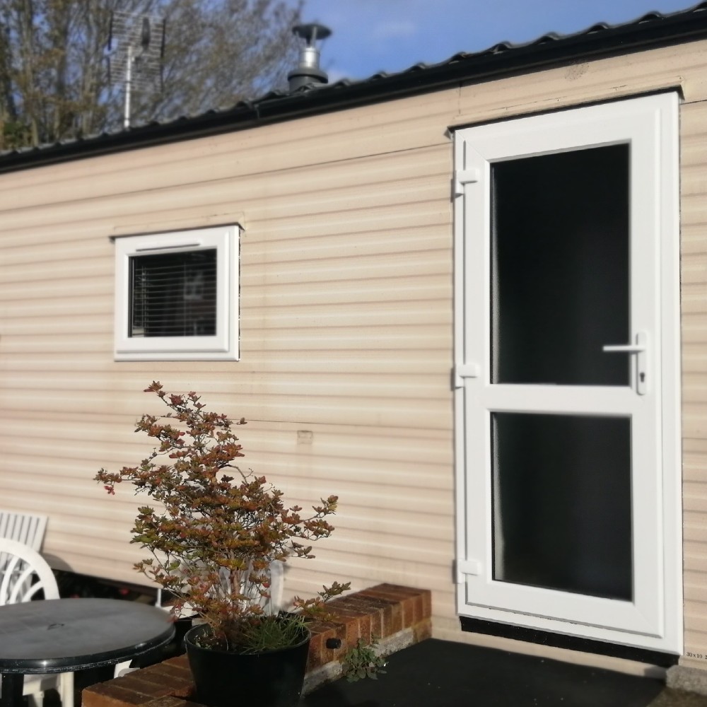 Rehau Oddleg Door Open out , Static Caravan odd leg DIY UPVC odd Leg windows and doors Order online