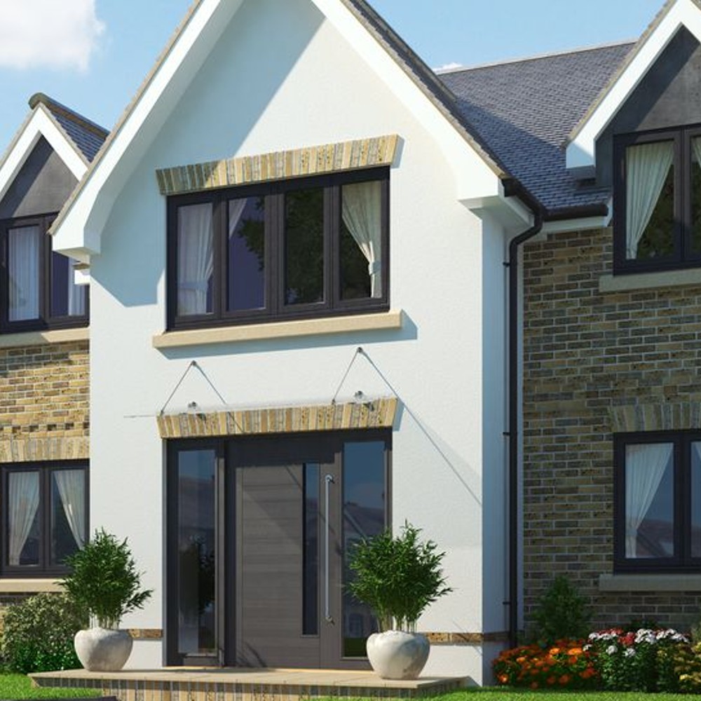 Rehau Rio Flush Sash Modern House