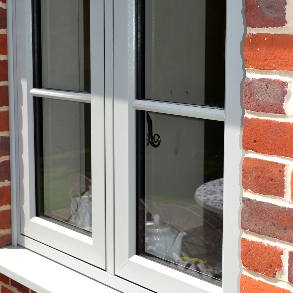 Rehau Rio White Flush Sash Window